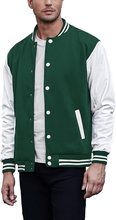 Quilted varsity jacket best sale